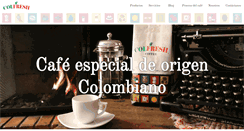 Desktop Screenshot of colfreshcoffee.com